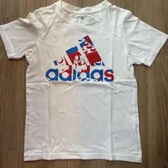 adidas ロゴプリント Tシャツ 140センチ