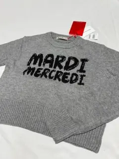 Mardi Mercredi マルディメクルディ クロップド丈 ニット セーターのサムネイル