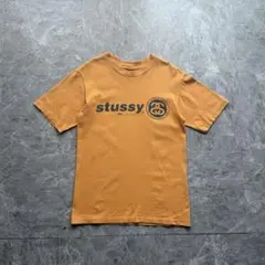 old stussy usa製　プリント tシャツ 紺タグ　90s