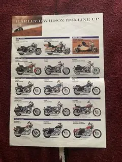 【美品】希少　Harley-Davidson 1994 日本版カタログ 当時物のサムネイル