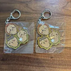 【新品未使用】　ちいかわ　人魚の島のひみつ　ラメアクリルキーホルダー 2点セット