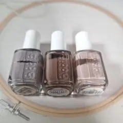 エッシー　ネイル　くすみカラー　essie　ブラウン　グレー　ベージュのサムネイル