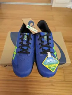 ASICS アシックス レーザービーム 23.5cm 青/緑 スニーカー