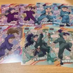 【忍たま】クリアカードコレクション　綾部&田村&三郎&潮江文次郎　7枚セット
