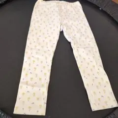 ユニクロ花柄スパッツ 10部丈120cm