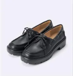 レザー ブラック ローファー