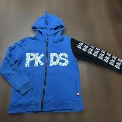 パンクドランカーズフード付きパーカー 青トゲトゲレアLサイズ