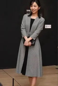 新品♡ストロベリーフィールズ センタープリーツワンピース♡佳子様着用　半袖