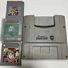 スーパーゲームボーイ 本体 ソフト3本セット ポケットモンスター ビックリマン