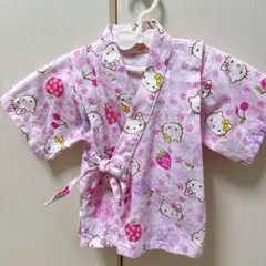 サンリオ ハローキティ 甚平 ズボン 浴衣 可愛い 女の子 お祭り 花火大会