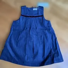 コンビミニジャンパースカート ネイビー 80