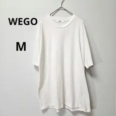 WEGOビッグシルエット半袖Tシャツ白無地Mサイズのサムネイル