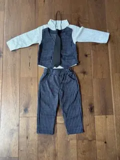 フォーマルスーツセット 80cm ストライプ