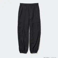 ユニクロ　イージーカーゴパンツ　ブラック　M