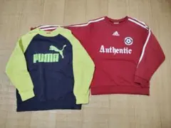 アディダス プーマ 子供用トレーナー サイズ130