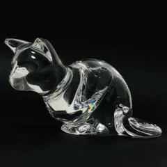 バカラ（Baccarat）製 象（エレファント）クリスタルフィギュリン