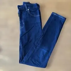 GU スキニーデニム ダークブルー 67