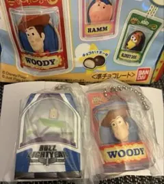 トイ・ストーリー パッケージチャーム＆チョコボーロ バズライトイヤー＆ウッディ