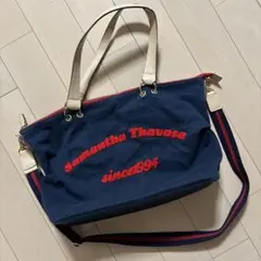 バ*ビ様 Samantha Thavasa ネイビー ショルダーバッグ