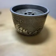 白*影様 【希少・骨董】間村自造 古錫 茶托 5客組 松竹梅菊蘭 煎茶道具