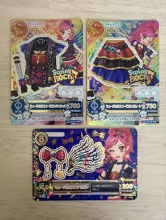 アイカツカード ミュージカルスコーピオンコーデ3枚セット