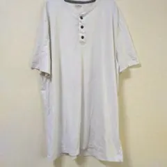 OLD NAVY オールドネイビー　ヘンリーネック Tシャツ【 L】 ホワイト