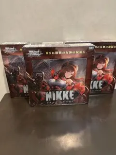 ヴァイスシュヴァルツ 勝利の女神NIKKE 初版 未開封シュリンク付き3box ヴァイスシュヴァルツ 勝利の女神：NIKKE Vol.2 初版3BOX - メルカリ