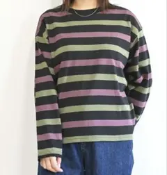 HEART MARKET ストライプ長袖Tシャツ M