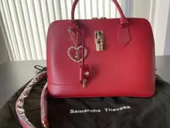 Samantha Thavasa 2way ハンドバッグ レッドのサムネイル