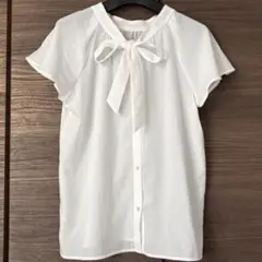 index リボンシフォンブラウス