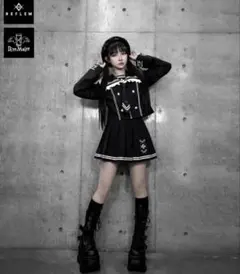 Reflem × Dimmoire セーラーセットアップ Dimrem 黒×白
