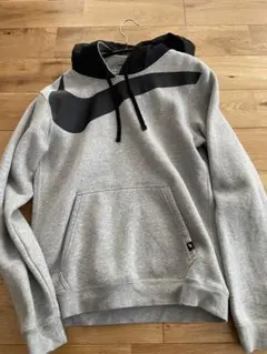 ナイキグレー ブラック フード付き パーカー　値下げ