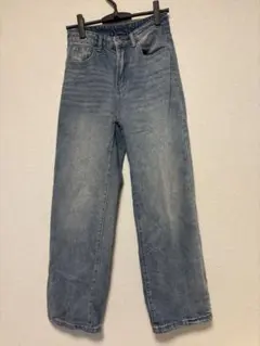 ワイドレッグデニムパンツ