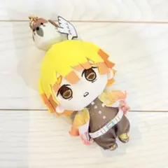 鬼滅の刃 ぶるぶるず ぬいぐるみマスコット 我妻善逸&チュン太郎