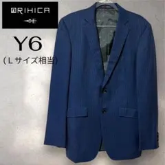 美品✨オリヒカ ORIHICA ストライプ ジャケット Y6 L ウール100%