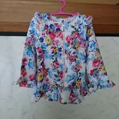 新品 花柄カーデガン