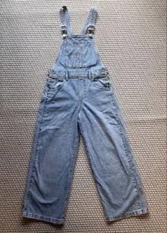 ZARA KIDS　バックルストラップ　オーバーオール　デニム　164cm
