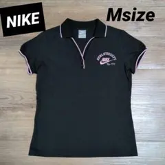 NIKE SPORTSWEAR ポロシャツ ブラック ピンク レディース Mのサムネイル