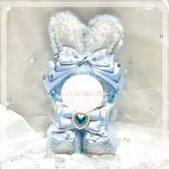 おすわりぬい服 10cm 用 水色ピンク みずたまねこちゃん - メルカリ