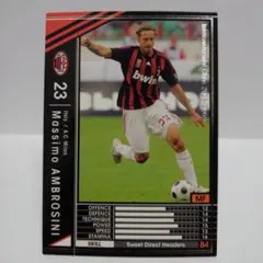 黒　マッシモ・アンブロジーニ　点で合わせるヘッド　ミラン　WCCF　PANINI