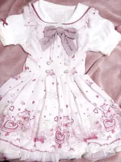 LIZLISA Many Hearts Afternoontea柄ワンピース