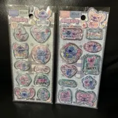 正規品　ディズニーキャラクター　スティッチ ウォーターシール2枚