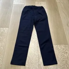 新品未使用☆コムサイズム　紺色デニム風　ポンチロングパンツ150cm