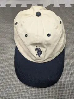 USPA ベースボールキャップ ベージュ ネイビーのサムネイル