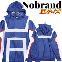 Nobrand ノーブランド マルチカラー 薄手 プルオーバー パーカー L相当