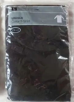★新品★UNIQLOユニクロ★七分袖Tシャツ★黒・ブラック（Ｌ）ロンＴ