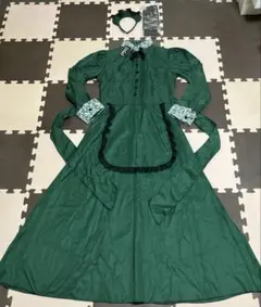 ホーンテッドマンション　洋館メイド　グローブ・カチューシャ付きコスプレセット