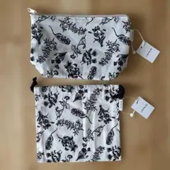 【タグ付未使用品】LEPSIM ポーチ 2点セット 花柄のサムネイル