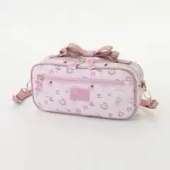 メゾピアノ フォトスイーツ柄　ショルダーバッグ　ラベンダー