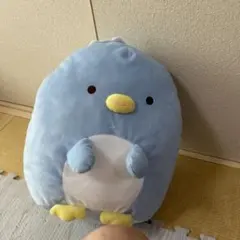 すみっコぐらし　水色 ペンギン ぬいぐるみ 10周年記念
